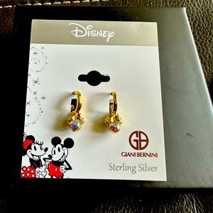 Disney Gianni Bernini silver Mickey earrings